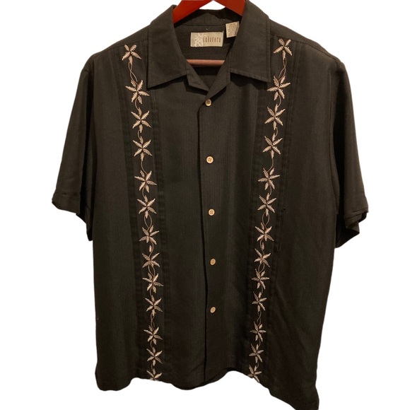 Mens Cubavera Dress Shirt M - Picture 1 of 4